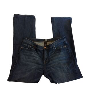 GUC New York & Company Women's Flare Blue Jeans Size 16Tall